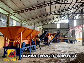 Dây chuyền sản xuất phân hữu cơ 6-8 tấn/h
